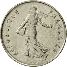 Moneda, Francia, Semeuse, 5 Francs, 1975, Paris, EBC, Níquel recubierto de