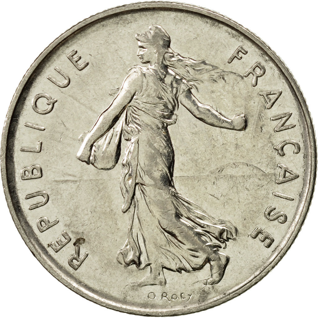 Coin, France, Semeuse, 5 Francs, 1987, Paris, MS(60-62), Nickel Clad