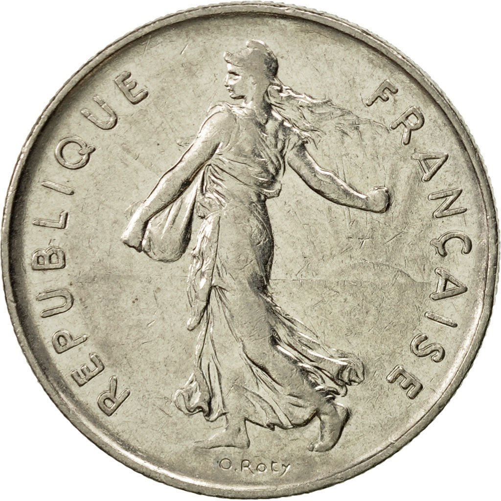 Coin, France, Semeuse, 5 Francs, 1983, Paris, AU(55-58), Nickel Clad