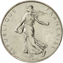 France, Semeuse, Franc, 1988, Paris, AU(55-58), Nickel, KM:925.1, Gadoury:474