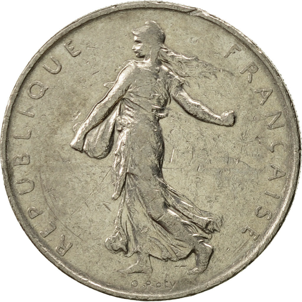 Coin, France, Semeuse, Franc, 1970, Paris, AU(50-53), Nickel, KM:925.1