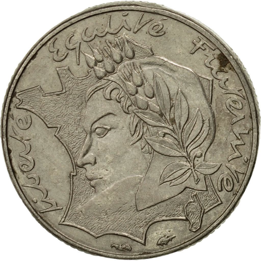 Coin, France, Jimenez, 10 Francs, 1986, Paris, EF(40-45), Nickel, KM:959