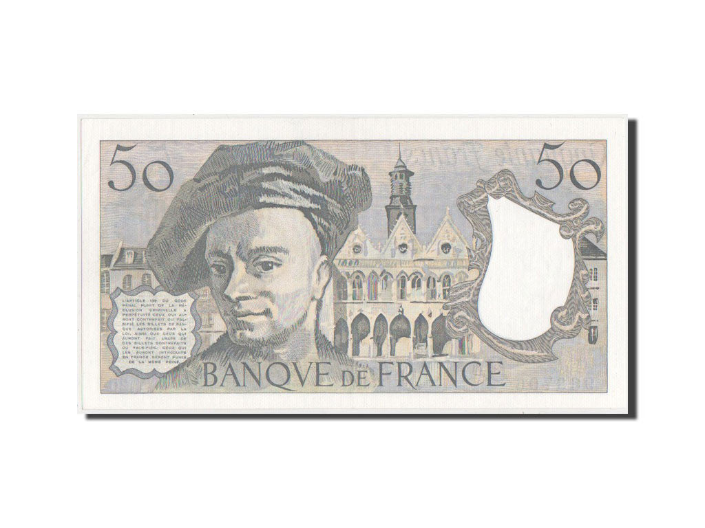 Billete, Francia, 50 Francs, 50 F 1976-1992 ''Quentin de La Tour'', 1980, EBC+