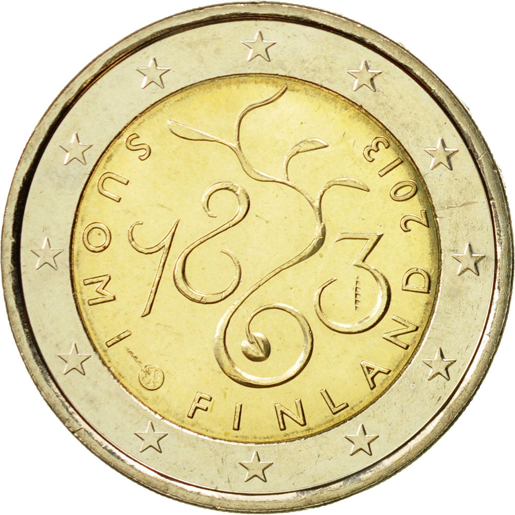 Finlandia, 2 Euro, Parliament, 2013, SC, Bimetálico