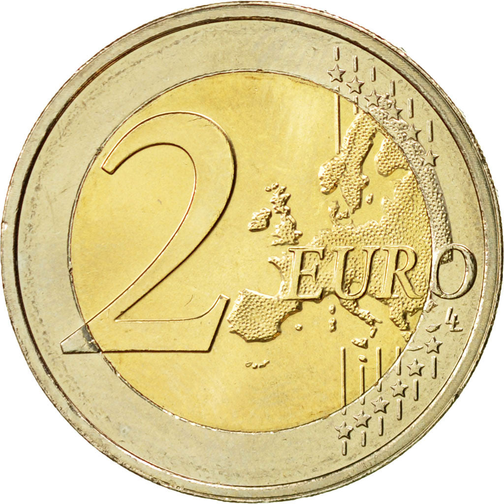 Luxemburgo, 2 Euro, 2012, SC, Bimetálico