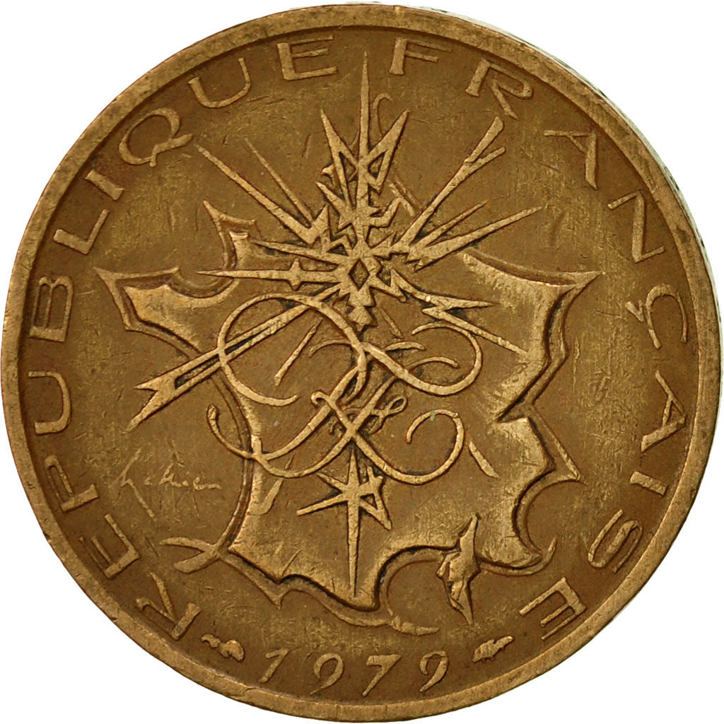 Coin, France, Mathieu, 10 Francs, 1979, Paris, EF(40-45), Nickel-brass, KM:940