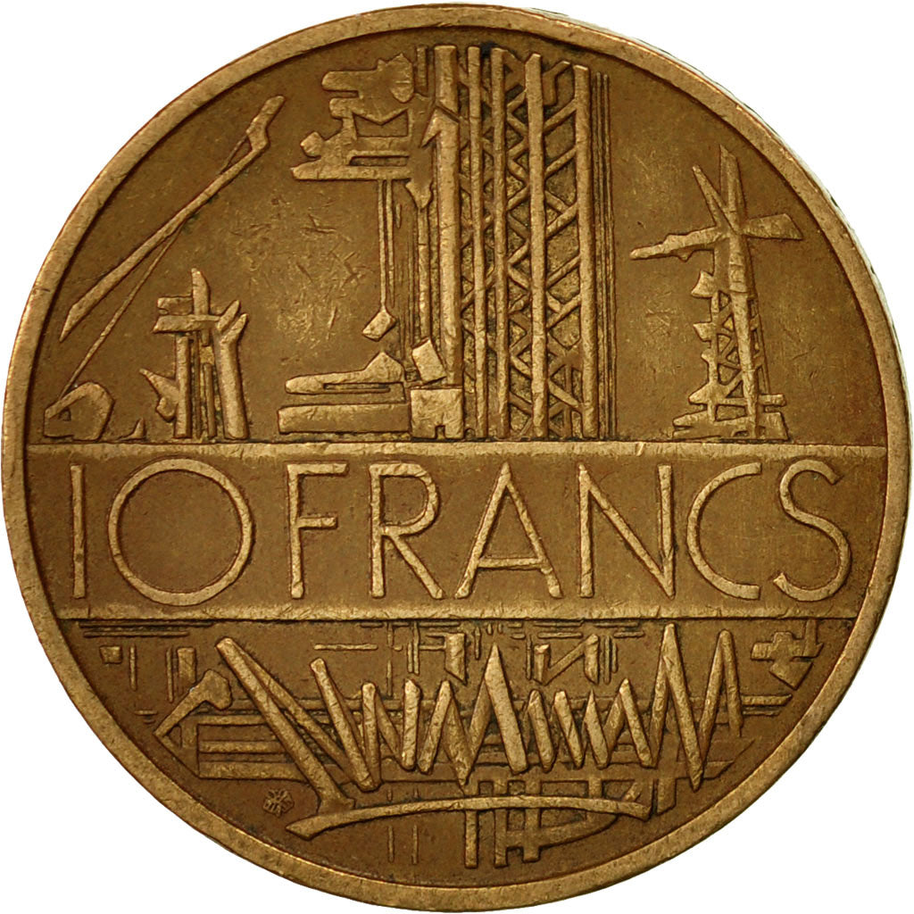 Coin, France, Mathieu, 10 Francs, 1979, Paris, EF(40-45), Nickel-brass, KM:940
