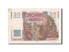 France, 50 Francs, 50 F 1946-1951 ''Le Verrier'', 1946, KM #127a, AU(50-53),...