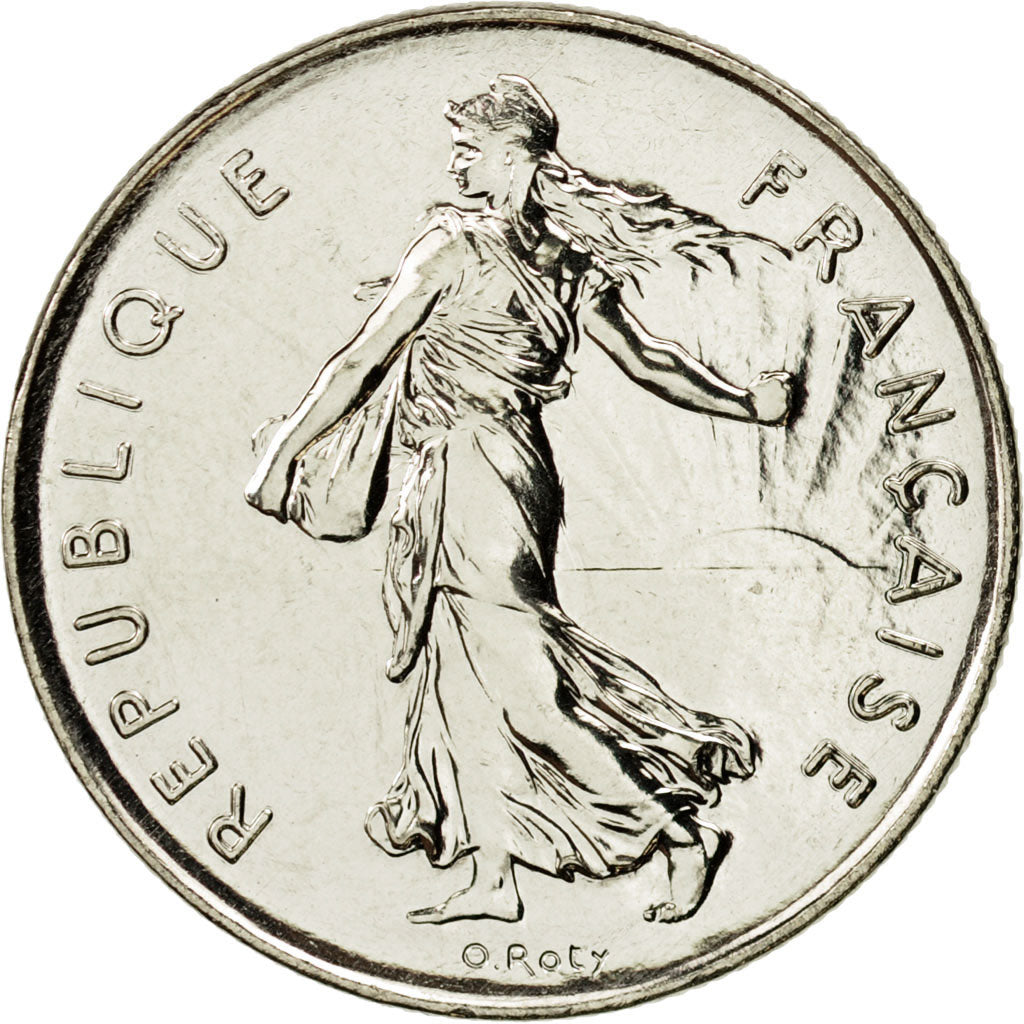 Coin, France, Semeuse, 5 Francs, 1999, Paris, MS(65-70), Nickel Clad