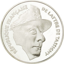 France, Lattre de Tassigny, 100 Francs, 1994, Paris, MS(65-70), Silver, KM:1044