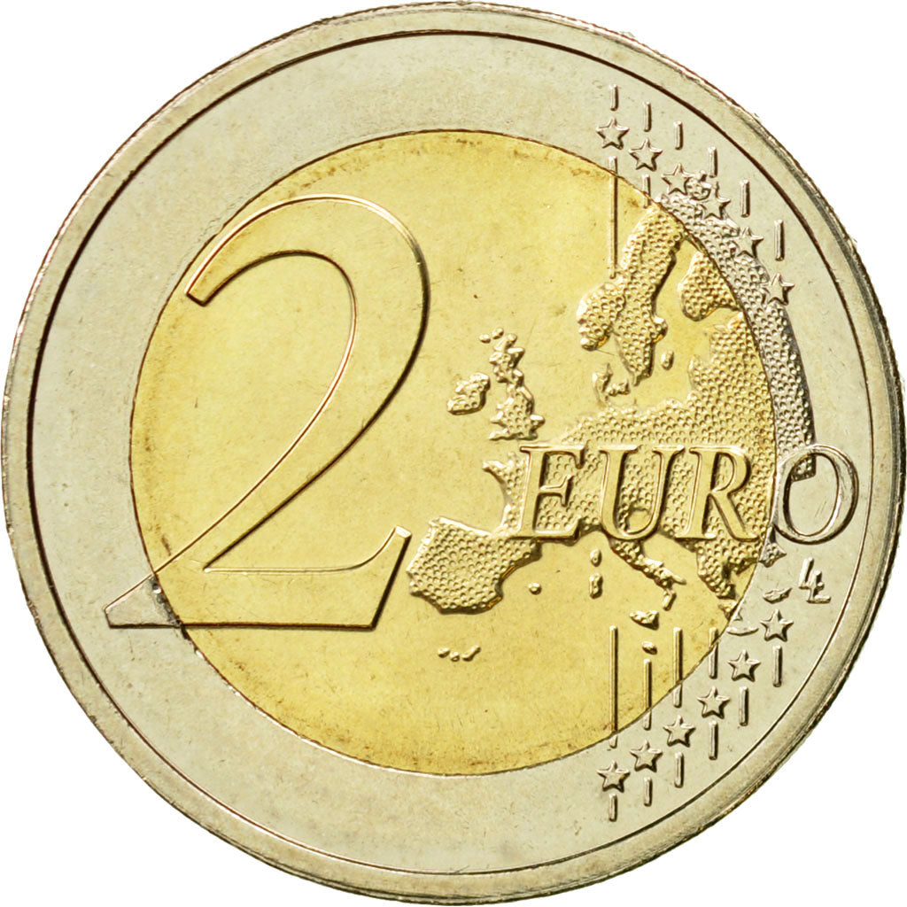 Luxembourg, 2 Euro, Londres, 2014, MS(63), Bi-Metallic
