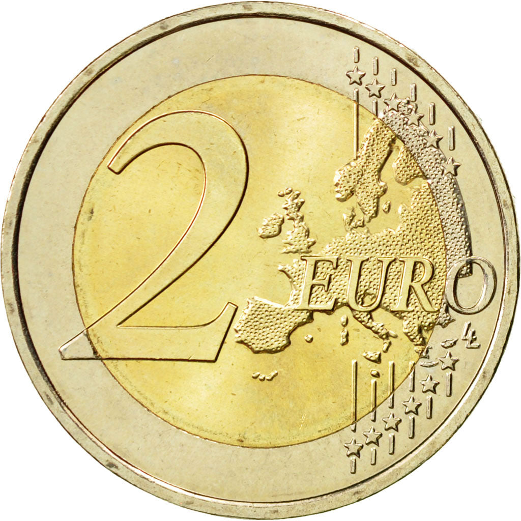 Münze, Frankreich, 2 Euro, Traité de l'Elysée, 2013, UNZ, Bi-Metallic