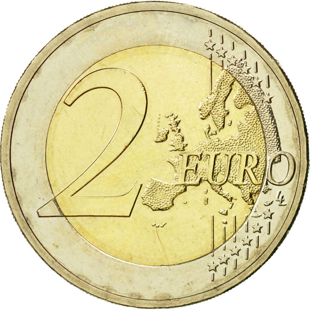 Niemcy, 2 Euro, Basse-Saxe, 2014, Karlsruhe, MS(63), Bimetaliczny