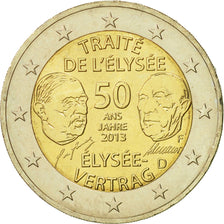 Alemania, 2 Euro, Traité de l'Elysée, 2013, SC, Bimetálico