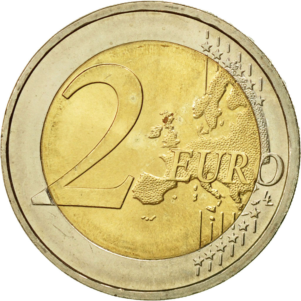 Duitsland, 2 Euro, Traité de l'Elysée, 2013, UNC-, Bi-Metallic