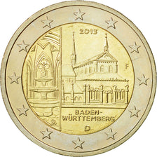 Germany, 2 Euro, Baden-Wurttemberg, 2013, MS(63), Stuttgart, Bi-Metallic