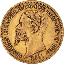 Münze, Italien Staaten, SARDINIA, Vittorio Emanuele II, 20 Lire, 1851, Genoa