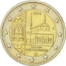 Deutschland, 2 Euro, Baden-Wurttemberg, 2013, UNZ, Bi-Metallic