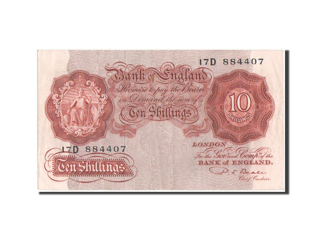 Great Britain, 10 Shillings, KM #368b, EF(40-45), 17D884407