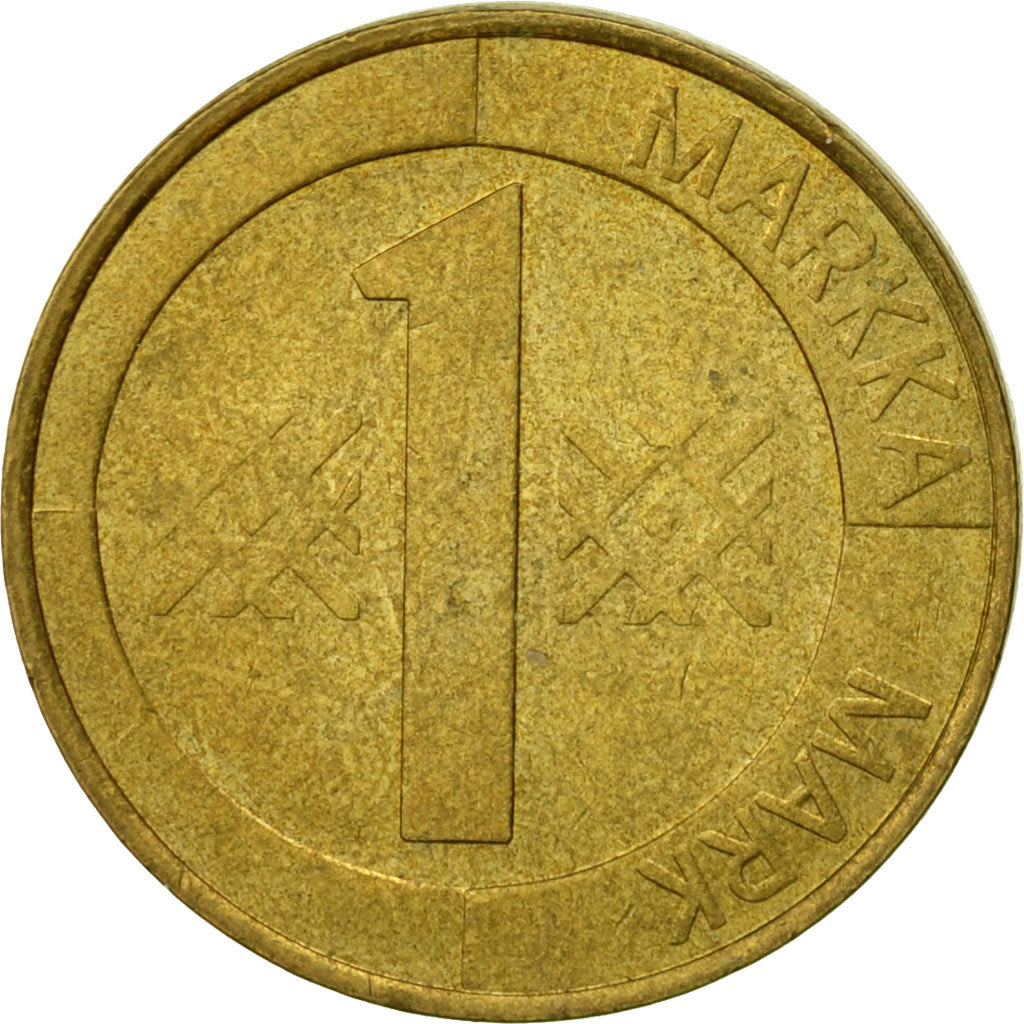 Coin, Finland, Markka, 1993, EF(40-45), Aluminum-Bronze, KM:76