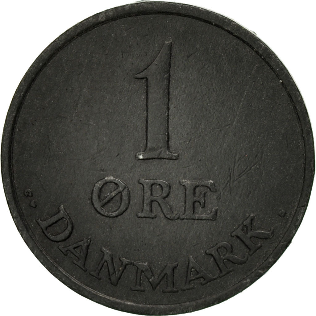 Coin, Denmark, Frederik IX, Ore, 1959, Copenhagen, EF(40-45), Zinc, KM:839.2