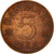 Monnaie, Danemark, Margrethe II, 5 Öre, 1979, Copenhagen, TTB, Copper Clad