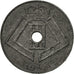 Coin, Belgium, 10 Centimes, 1945, EF(40-45), Zinc, KM:126