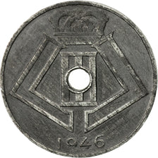 Coin, Belgium, 10 Centimes, 1946, EF(40-45), Zinc, KM:126