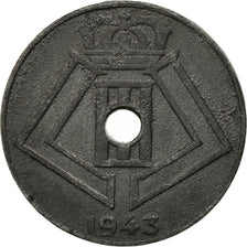 Coin, Belgium, 10 Centimes, 1943, EF(40-45), Zinc, KM:126