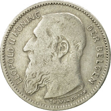 Moneda, Bélgica, 50 Centimes, 1907, MBC, Plata, KM:61.1