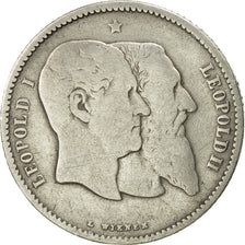 Coin, Belgium, Leopold II, Franc, 1880, VF(30-35), Silver, KM:38