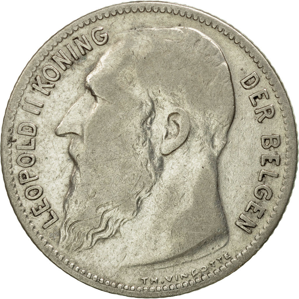 Coin, Belgium, Franc, 1904, VF(30-35), Silver, KM:57.1