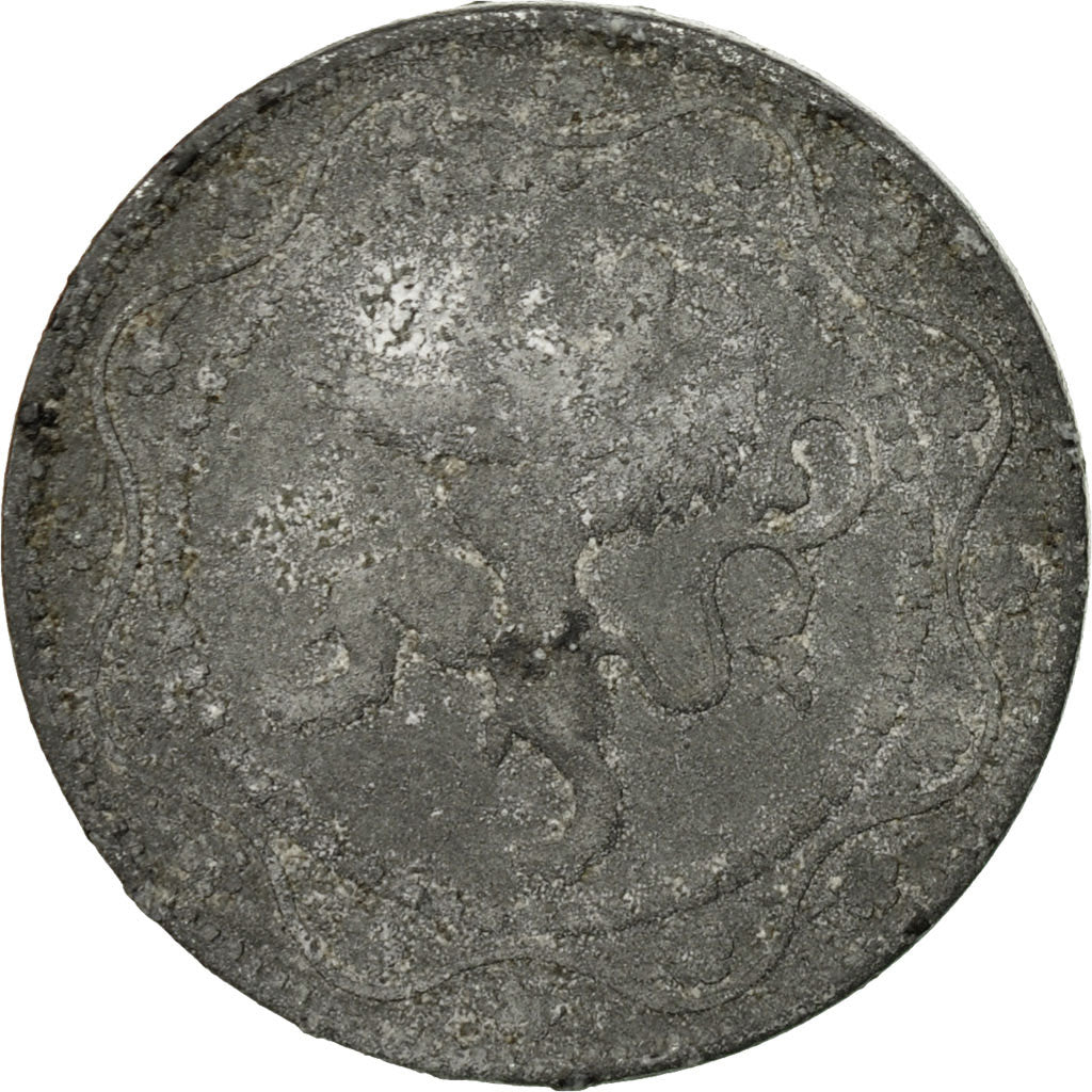 Coin, Belgium, 25 Centimes, 1918, VF(30-35), Zinc, KM:82