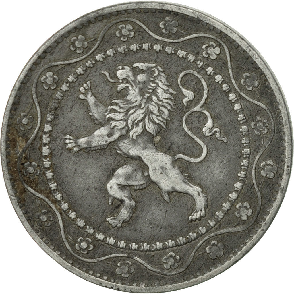 Coin, Belgium, 25 Centimes, 1917, EF(40-45), Zinc, KM:82
