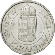 Coin, Hungary, 2 Pengö, 1943, Budapest, EF(40-45), Aluminum, KM:522.1