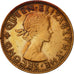 Moneta, Nuova Zelanda, Elizabeth II, Penny, 1959, BB, Bronzo, KM:24.2