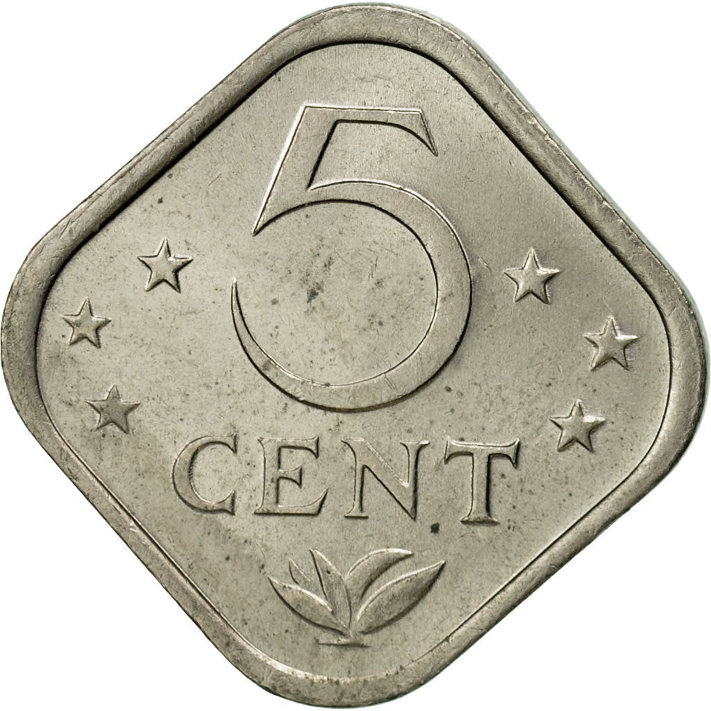 Monnaie, Netherlands Antilles, Juliana, 5 Cents, 1976, SUP, Copper-nickel, KM:13