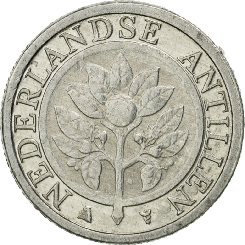 Coin, Netherlands Antilles, Beatrix, Cent, 2008, Utrecht, AU(55-58), Aluminum