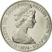 Munten, BRITSE MAAGDENEILANDEN, Elizabeth II, 5 Cents, 1974, Franklin Mint