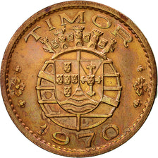 Munten, Timor, 20 Centavos, 1970, Lisbon, ZF, Bronze, KM:17