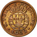 Coin, SAINT THOMAS & PRINCE ISLAND, 10 Centavos, 1962, EF(40-45), Bronze, KM:15