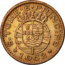 SAINT THOMAS & PRINCE ISLAND, 50 Centavos, 1962, AU(55-58), Bronze, KM:17.1