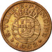 SAINT THOMAS & PRINCE ISLAND, 50 Centavos, 1962, AU(55-58), Bronze, KM:17.1