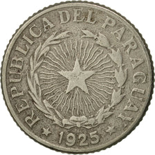 Paraguay, Peso, 1925, MBC, Cobre - níquel, KM:13