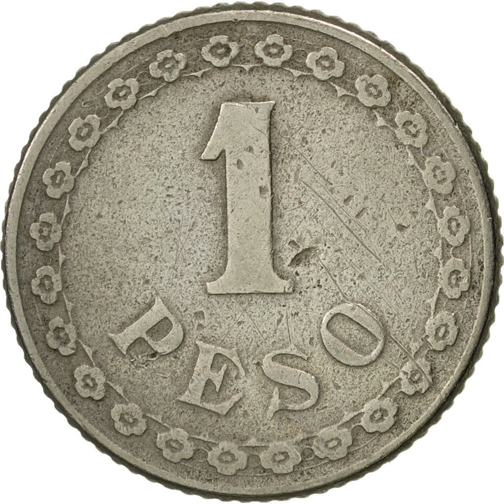Paraguay, Peso, 1925, MBC, Cobre - níquel, KM:13