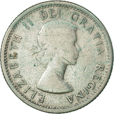 Moneta, Canada, Elizabeth II, 10 Cents, 1958, Royal Canadian Mint, Ottawa, BB