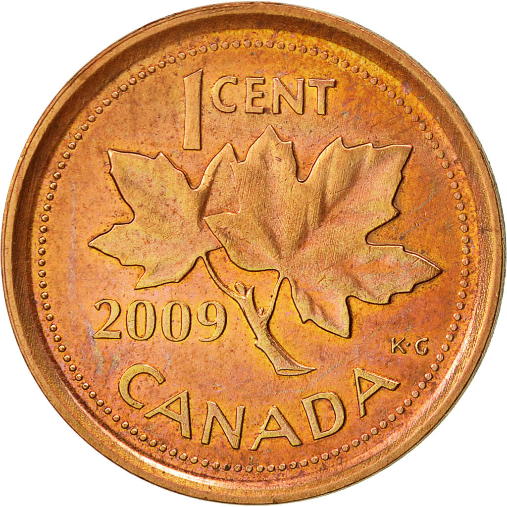 Coin, Canada, Elizabeth II, Cent, 2009, Royal Canadian Mint, Winnipeg