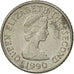 Monnaie, Jersey, Elizabeth II, 5 Pence, 1990, TTB, Copper-nickel, KM:56.2