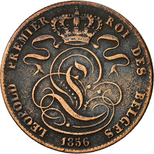 Coin, Belgium, Leopold I, 5 Centimes, 1856, VF(20-25), Copper, KM:5.1