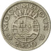 Coin, Mozambique, 2-1/2 Escudos, 1955, EF(40-45), Copper-nickel, KM:78